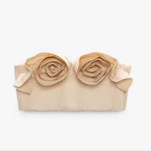 🔥ZARA Floral Bustier